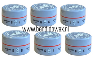 Bandido Aqua Styling Wax 6 Gray 6 stuks