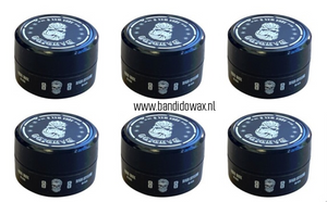 BANDIDO AQUA WAX 8 BLACK 6 STUKS