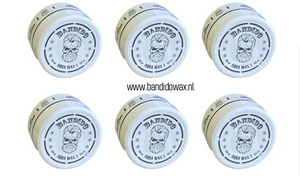 BANDIDO AQUA WAX  WHITE 6 STUKS