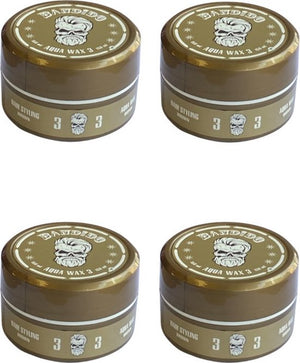 Bandido Hairwax 3 Aqua Wax  4 stuks