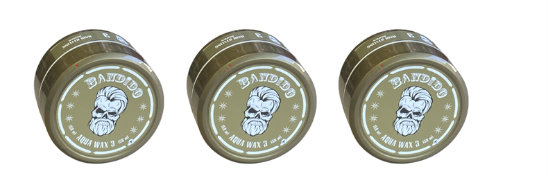Bandido 3 Aqua Hair Styling Wax Brown 3 stuks